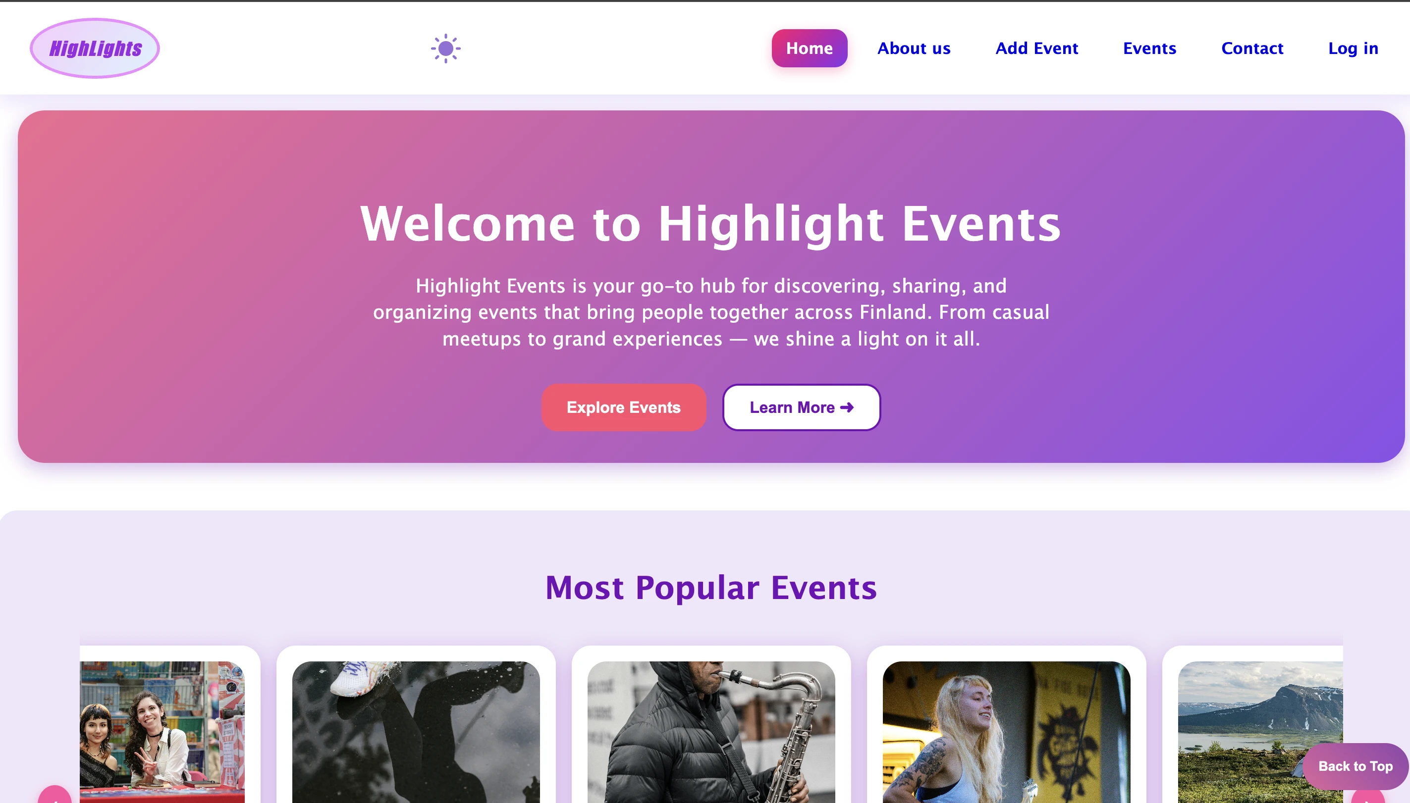 Events App